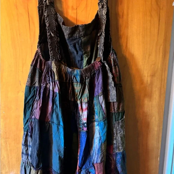 Patchwork Overalls - Picture 7 of 9